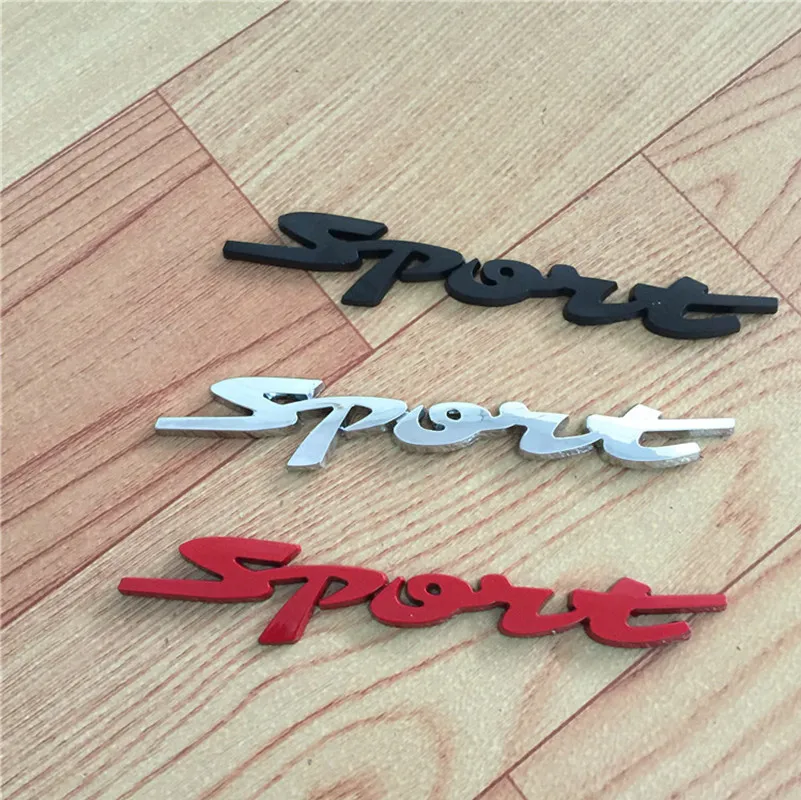 1x 3D спортивные наклейки для автомобиля Стайлинг металлическая эмблема гонок на
