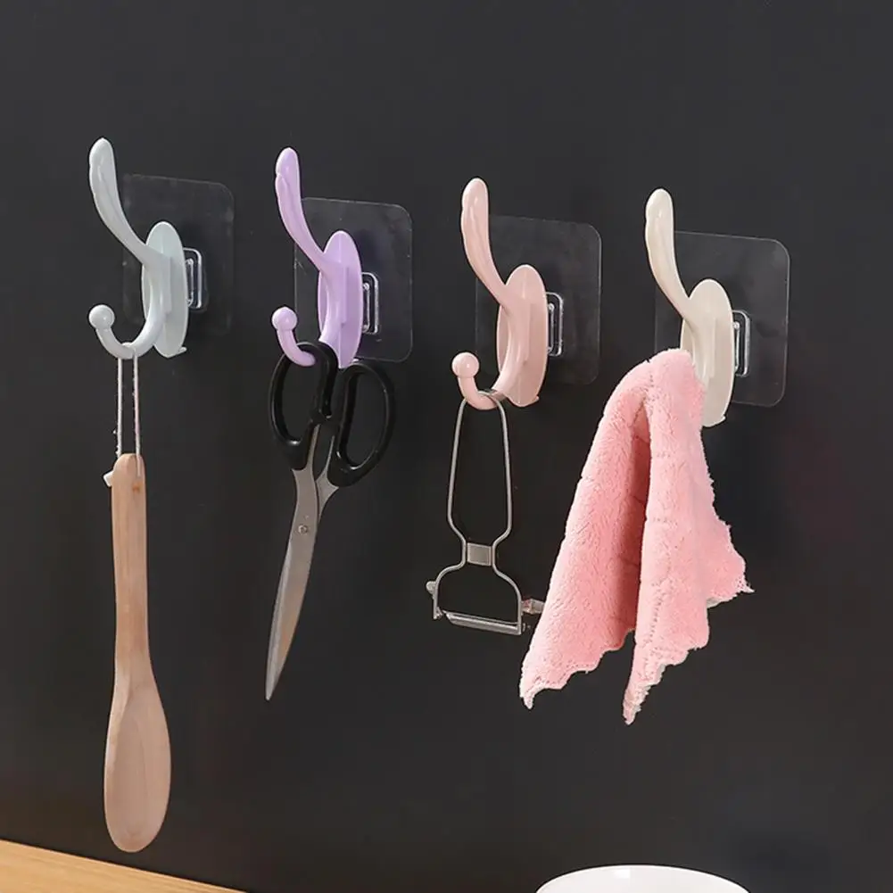 

Useful Wall-mounted Strong Load-bearing Living Room Door Back Hanging Coat Hook Eco-friendly Wall Hook Household Supplies