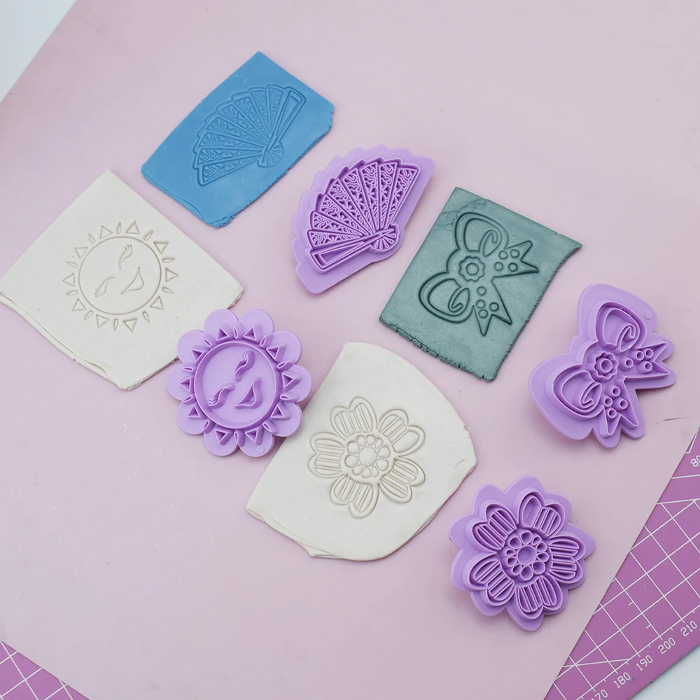 Пластиковая керамическая печать Мандала кружево Стрекоза Бабочка узор тиснение