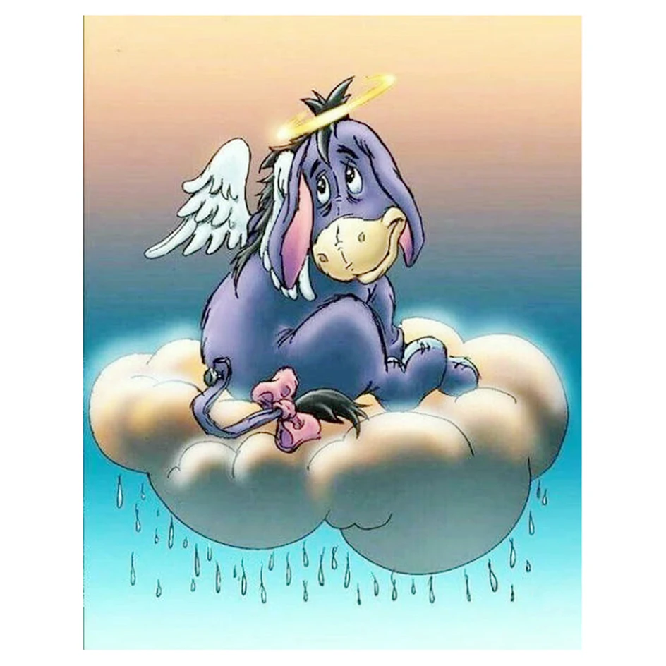 

Алмазная живопись, медведь, мультяшный персонаж 5D, алмазная вышивка своими руками, хобби, подарок, мозаика, домашний декор, художественная ж...