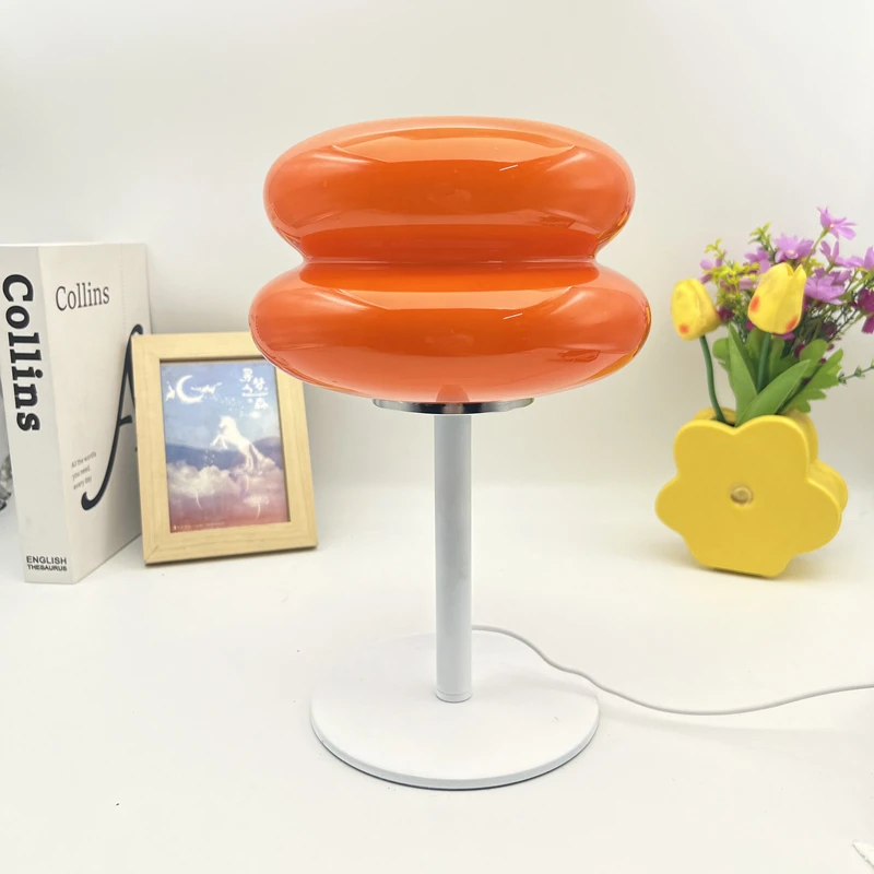 Современная итальянская дизайнерская стеклянная настольная лампа для яичного