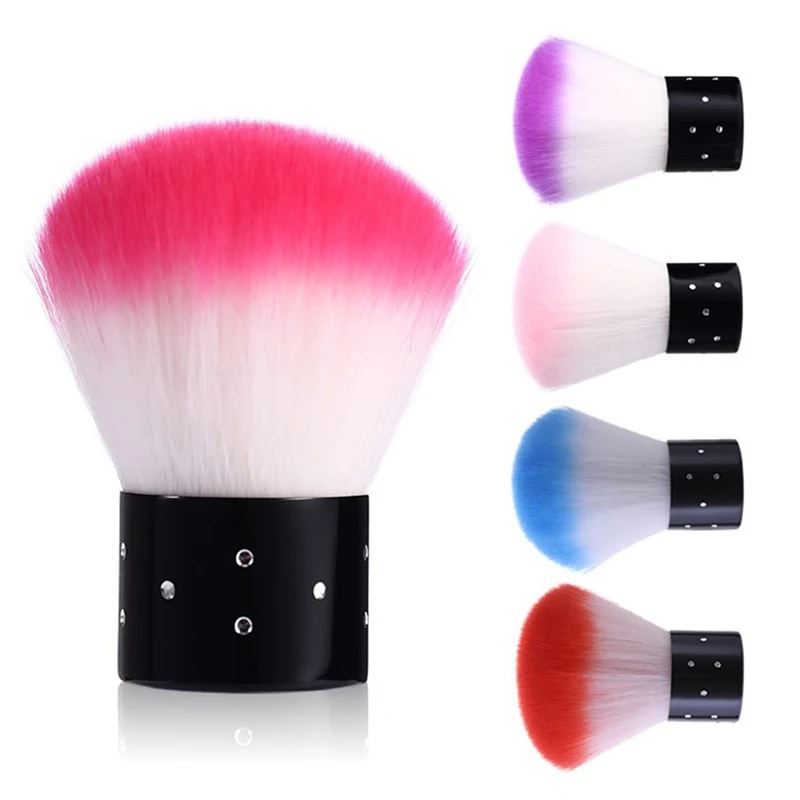 

1Pc Nail Brush Cleaning Remove Dust Powder Cleaner Makeup Brush For Acrylic UV Gel Nails Art Manicure