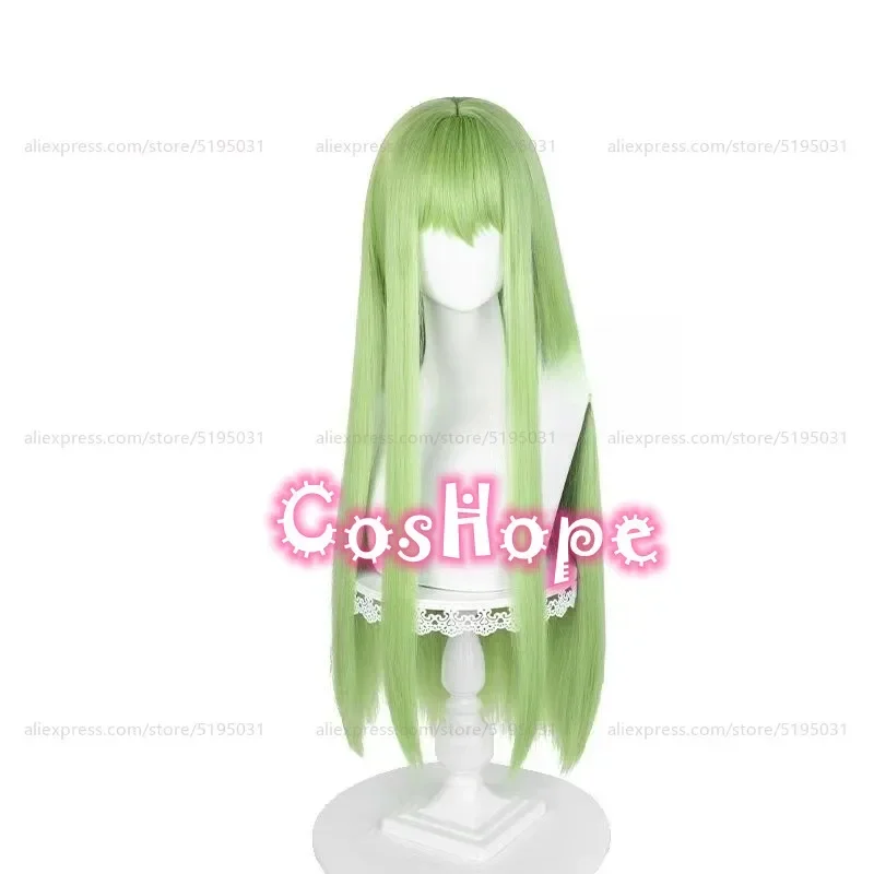Enkidu косплей парик C 80 см длинный прямой зеленый термостойкие синтетические