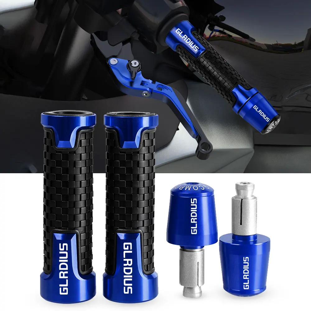 

Handle Grips Ends 7/8" Handlebar Rubber Gel Hand Grips Brake Hands FOR SUZUKI Gladius 650 400 SFV650 2010-2018 2017 2016 2015