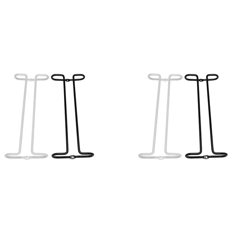 

Wine Glass Rack Holder Storage Organizer Stemware Racks Shelf Metal Racks,Punch Free Hanging Stemware Holder Set Of 4