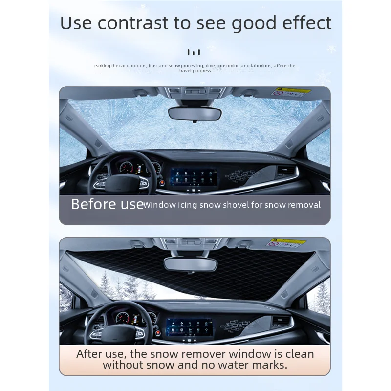 Eurocat солнцезащитные козырьки на лобовое стекло автомобиля 23 стиля снежное