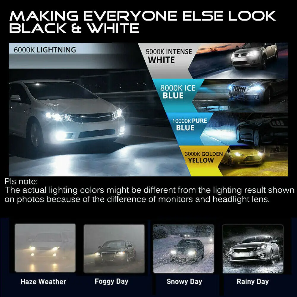55W Glofe H4 Bi-Xenon Hid Head светильник Kit лампы 30000K Hb2 9003 Deep Blue | Автомобили и мотоциклы