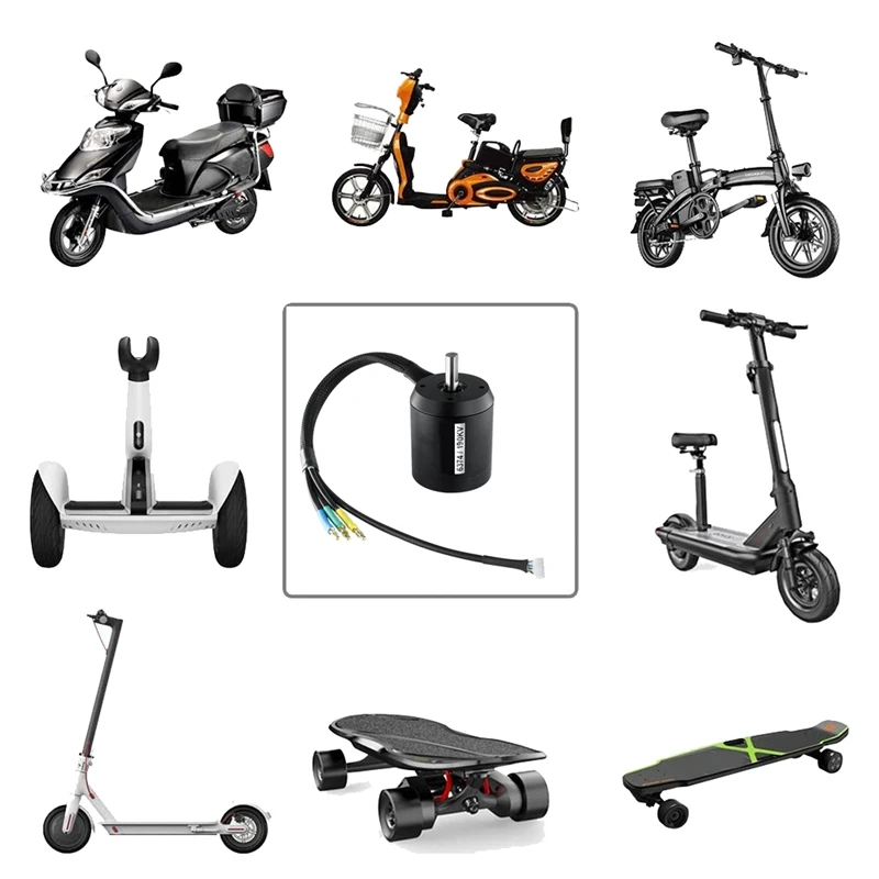 

Upgraded 190KV 3500W Electric Skateboard Motor Mountain RC Vehicle External Rotor Motor 6374 Large-Torque