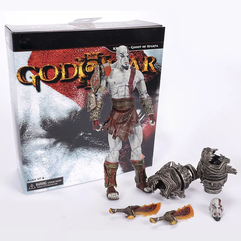 NECA God of War 3 Ghost Sparta Kratos Классическая игра ПВХ экшн-фигурка Коллекционная модель