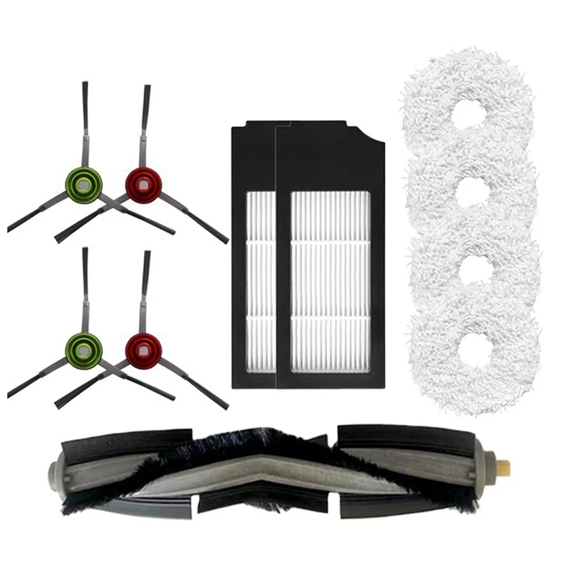 

For Ecovacs X1 Sweeper Accessories Rolling Brush Main Brush HEPA Filter Filter Elements Side Brush Wiping Mop Cloth