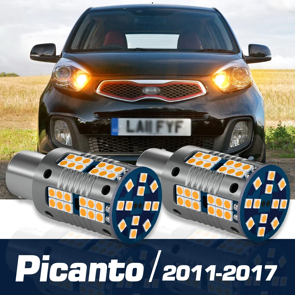 

2pcs LED Turn Signal Light Canbus Accessories For Kia Picanto 2011-2017 2012 2013 2014 2015 2016