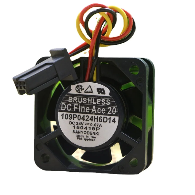Новый вентилятор охлаждения процессора для SANYO 109P0424H6D14 24 В 0,07a с обнаруживаемым компьютерным вентилятором 4020 40x40x20 мм