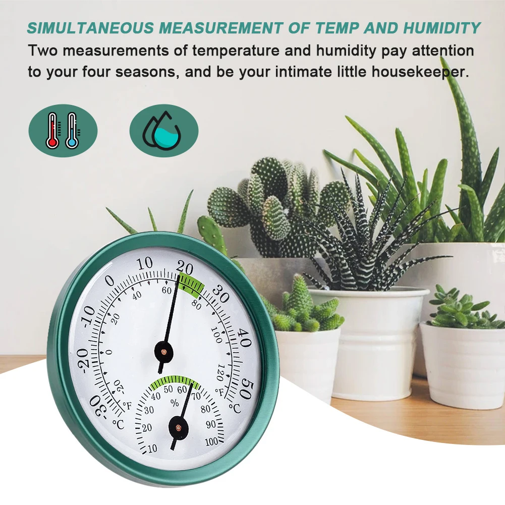 

Mini Sauna Room Temperature Humidity Gauge Meter Measurement Tools Indoor Wall Mounted Thermometer Hygrometer for Home Office Gr