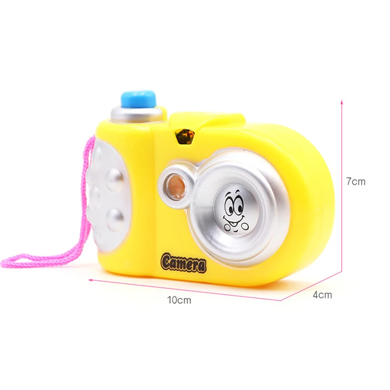 Детская образовательная игрушка "Проекционная камера в стиле мультфильма" с произвольным цветом, подарок для малышей.