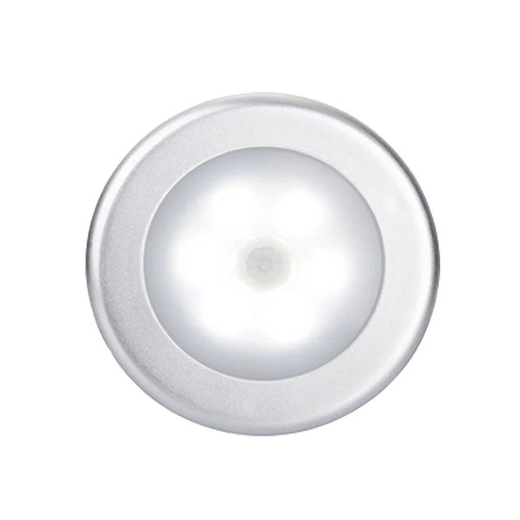 

Automatic Sensor 6 Led Night Light Wireless Detector Wall Lamp Light Auto On Off Closet Battery Power Light