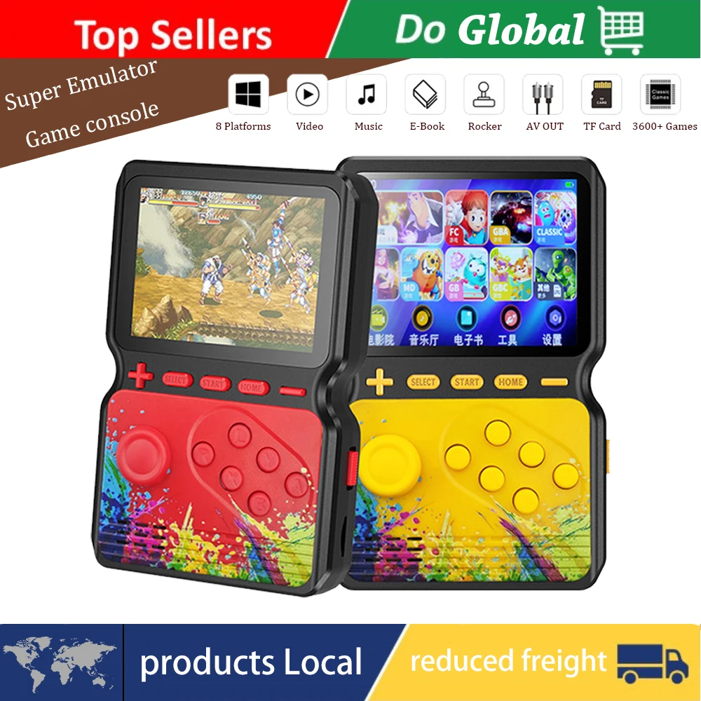 

X5 Handheld Game Console 2023 Upgrade Nostalgic Retro 3600 Classic MP4 Player Birthday Toys for Kids Christmas Gifts