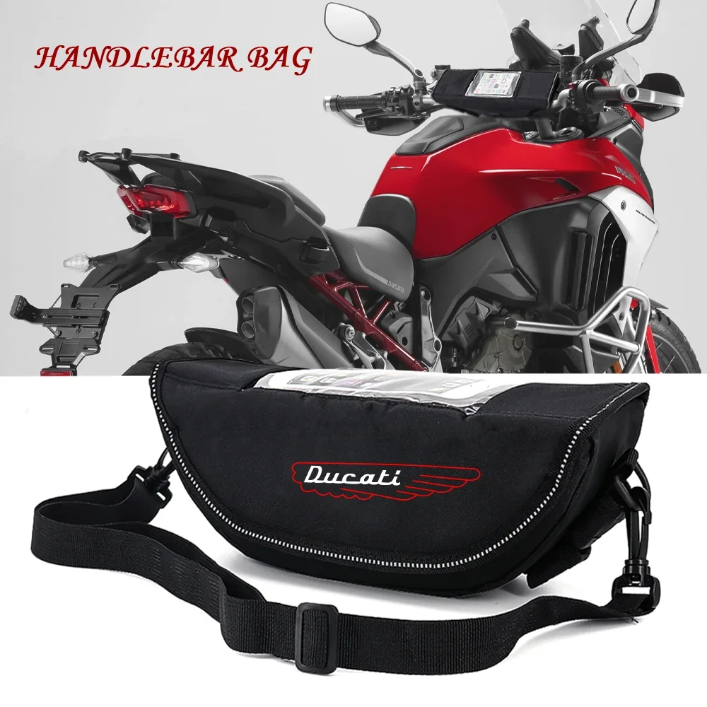 

Storage Handlebar Bag Travel Tool Bag Waterproof Bag for Ducati multistrada1200 v4s 950 Multistrada 1200/1260 Enduro