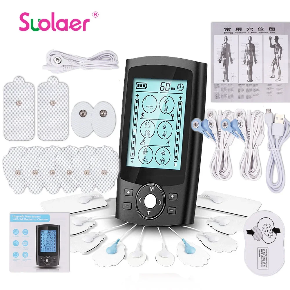 

36 mode Myostimulation Apparatus TENS Machine EMS Muscle Stimulator Electronic Pulse Massager Low Frequency Physiotherapy Device