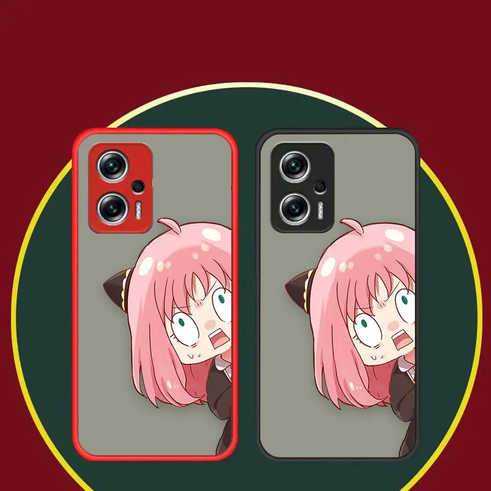 

SPY FAMILY Anya Forger Shockproof Case For Xiaomi 11 11T 12 NOTE 10 LITE Coque POCO F3 M3 X3 M4 X4 F4 C40 GT PRO NFC 4G 5G Case