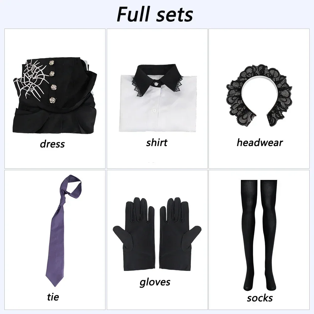 Платье для косплея Tojo Kirumi игра данганронпа V3