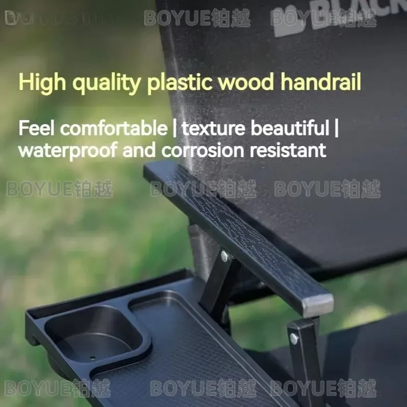 Складное кресло Naturehike BLACKDOG Kermit для кемпинга, пляжа, рыбалки, пикника, путешествий, портативное, легкое, с откидным столиком (art.: 3920dca53d892) - 3920dca53d892