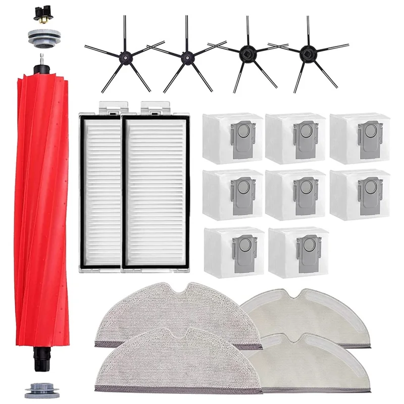 

Main Side Brushes Filters & Cleaning Mop Pads for Xiaomi Roborock Q7 Q7+ Q7 MAX+ Vacuum Cleaner