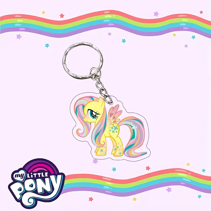 My Little Pony Twilight Sparkle Rainbow Dash креативный милый прозрачный акриловый брелок подвесная