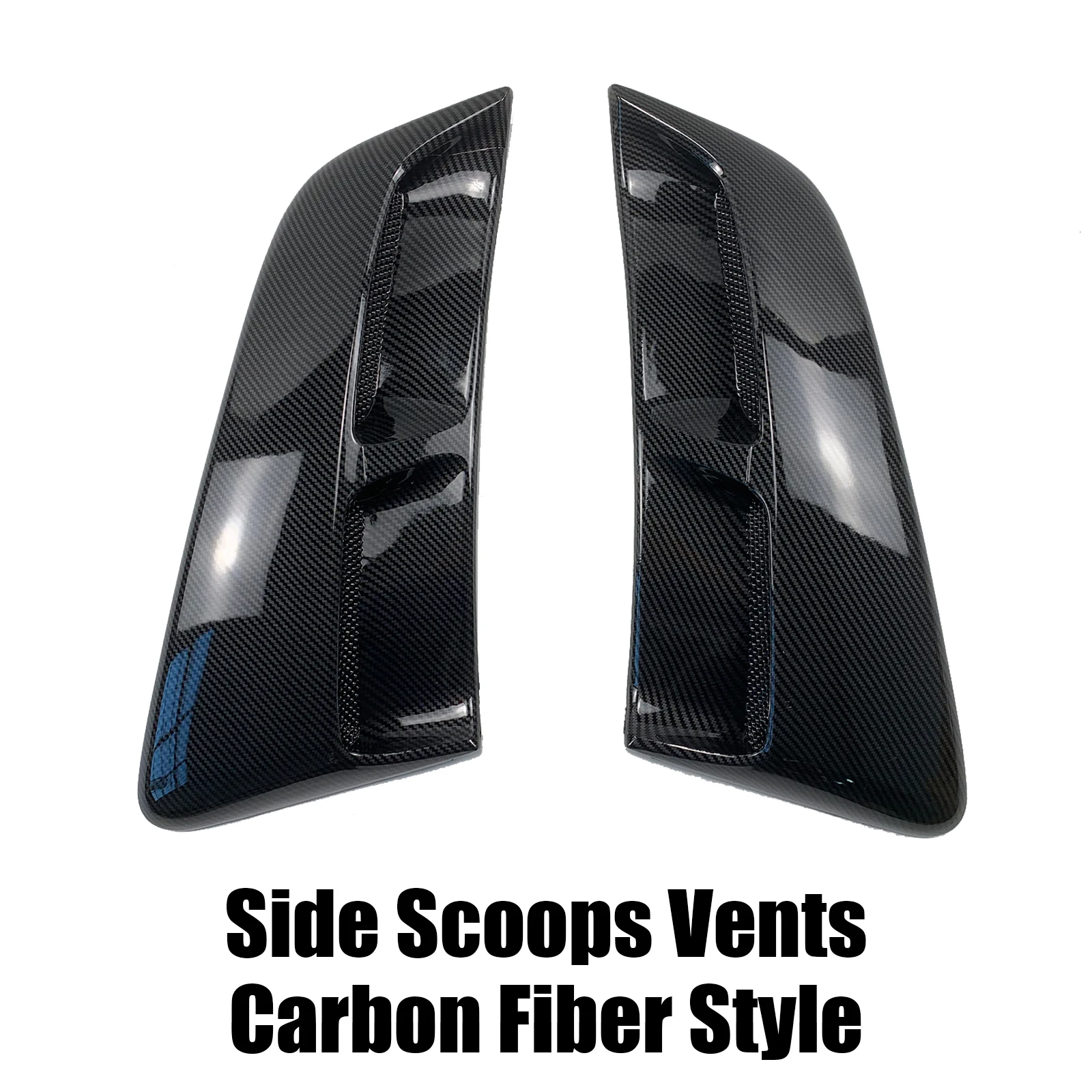 

Пара автомобильных заднего крыла, боковые вентиляционные отверстия, выходная накладка, оконная жалюзи, крышка для Ford Mustang 2015-2023, дверь, внешняя часть