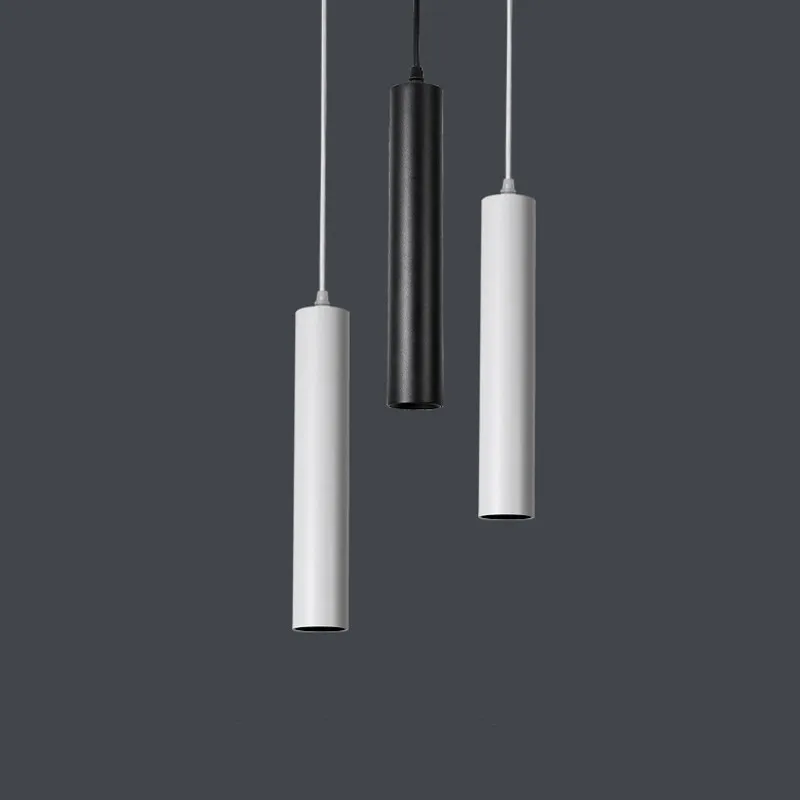 

Dimbare Led Hanglamp Lange Buis Lamp Keuken Eiland Eetkamer Winkel Bar Decoratie Cilinder Pijp Hanglamp Keuken Lamp