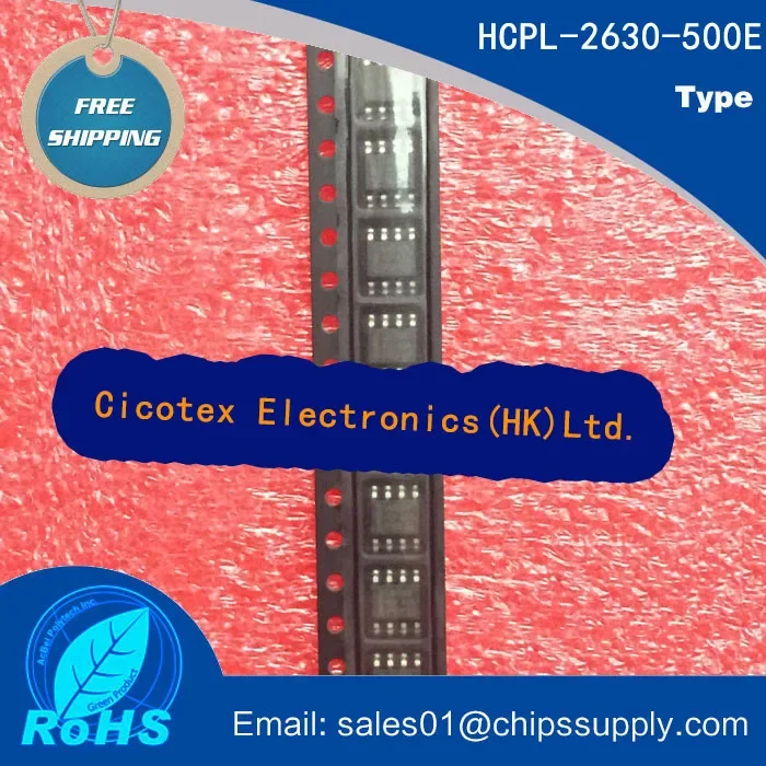 10 шт./лот HCPL-2630-500E SOIC8 HCPL2630 A2630 SOP8 OPTOISO 3 75KV OPEN COLL 8DIP GW