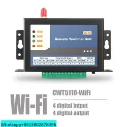 Фото Беспроводной GSM/GPRS/4G/3G/2G Wi-Fi SMS контроллер-модем CWT5110 4DI 4DO, поддержка счетчиков импульсов №2