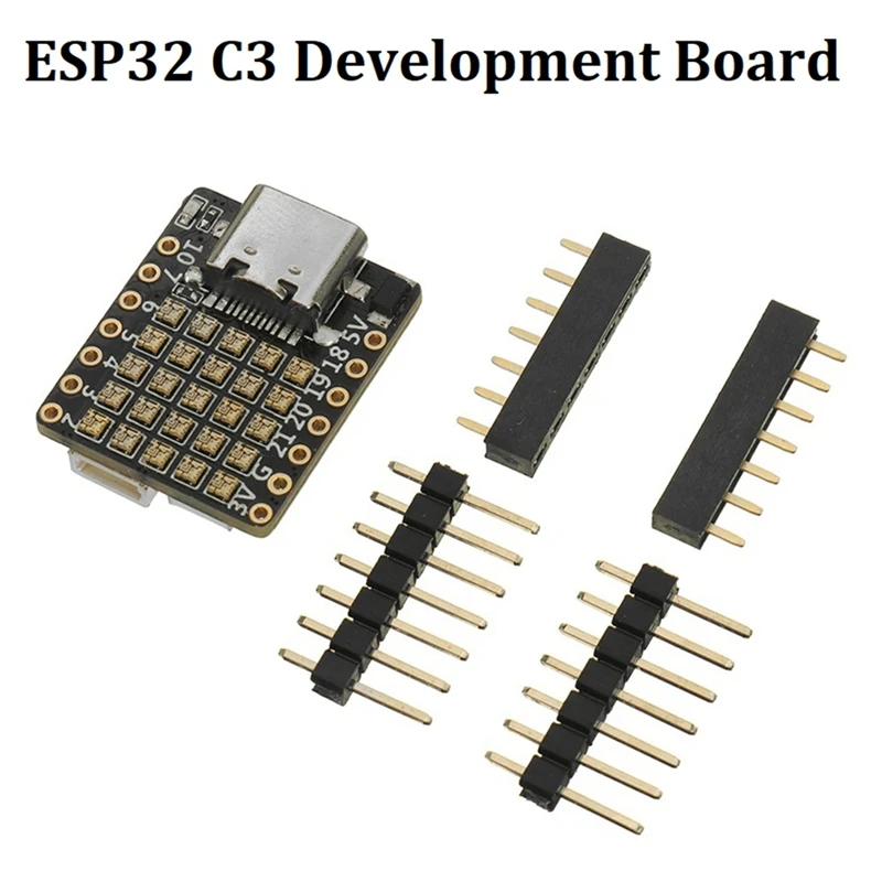 

ESP32 C3 Development Board RISC-V Wifi Bluetooth Iot Development Board Black PCB Supports Arduino Python ESP32 C3 Module