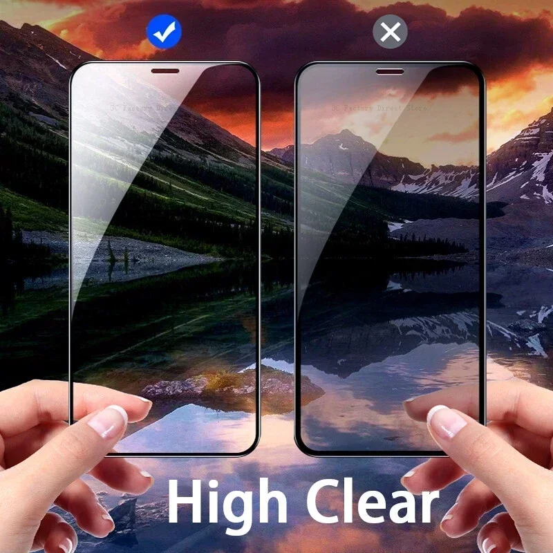 Закаленное стекло 9D с полным покрытием для VIVO V30 V29e V27e V25 V25e V23 V23e V21 V21e Pro 5G защитная