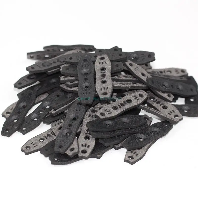 

30Pcs Catapult Microfiber Leather Bags Slingshot Flat Rubber Band Leather Pocket Used For Hunting Slingshot 2 mm Thickness