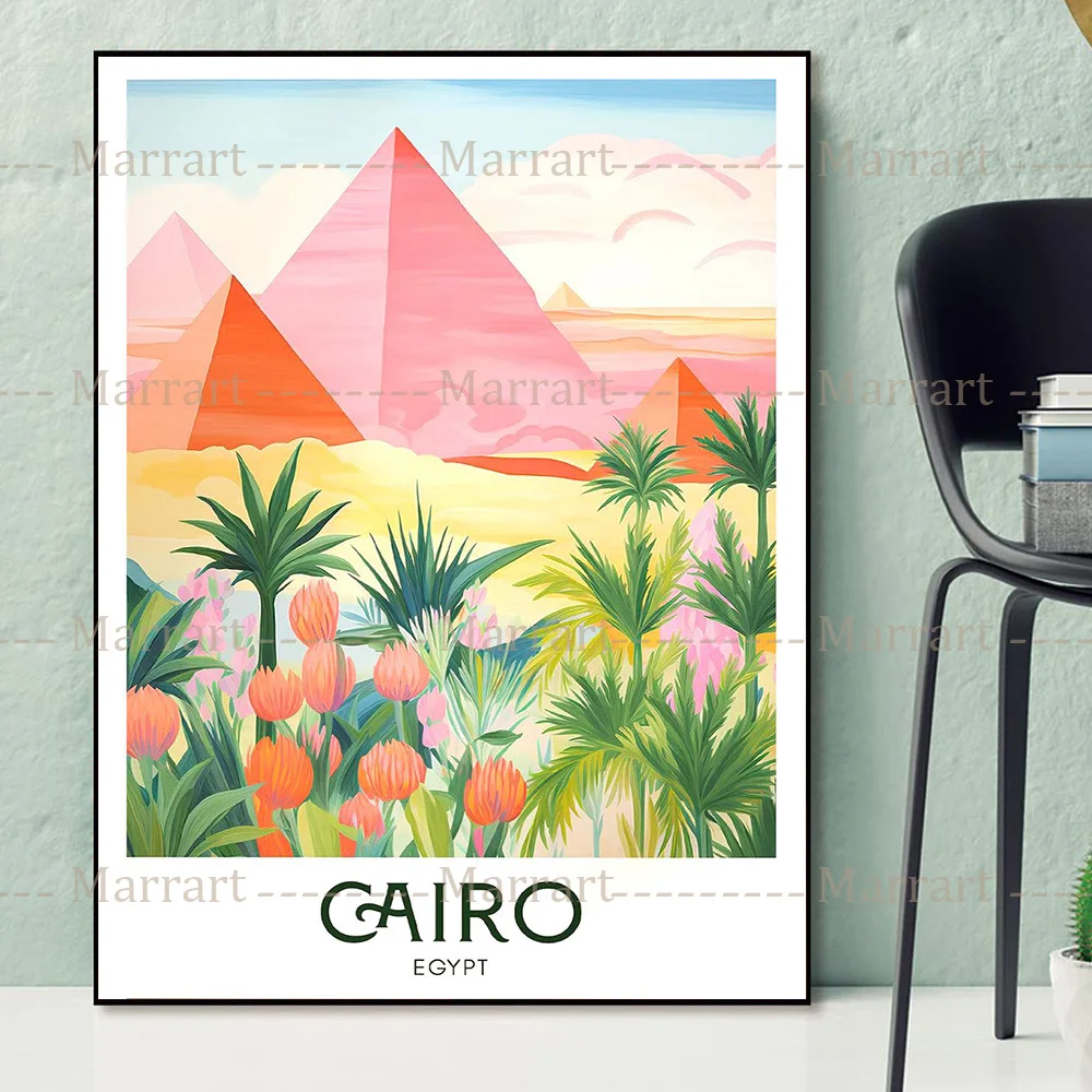 Модный городской винтажный настенный художественный декор для путешествий