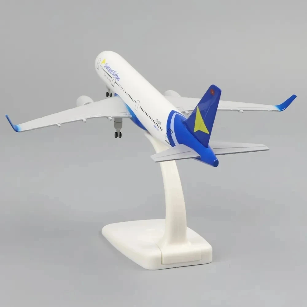 20 см 1:400 металлическая модель самолета Yueyue A321 копия из сплава материал с шасси