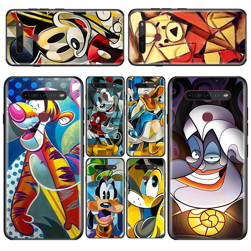 

Picasso art disney character For LG K92 K42 K22 K71 K61 K51S K41S K30 K20 2019 Q60 V60 V50 S V40 V30 G8S G8 X Black Phone Case