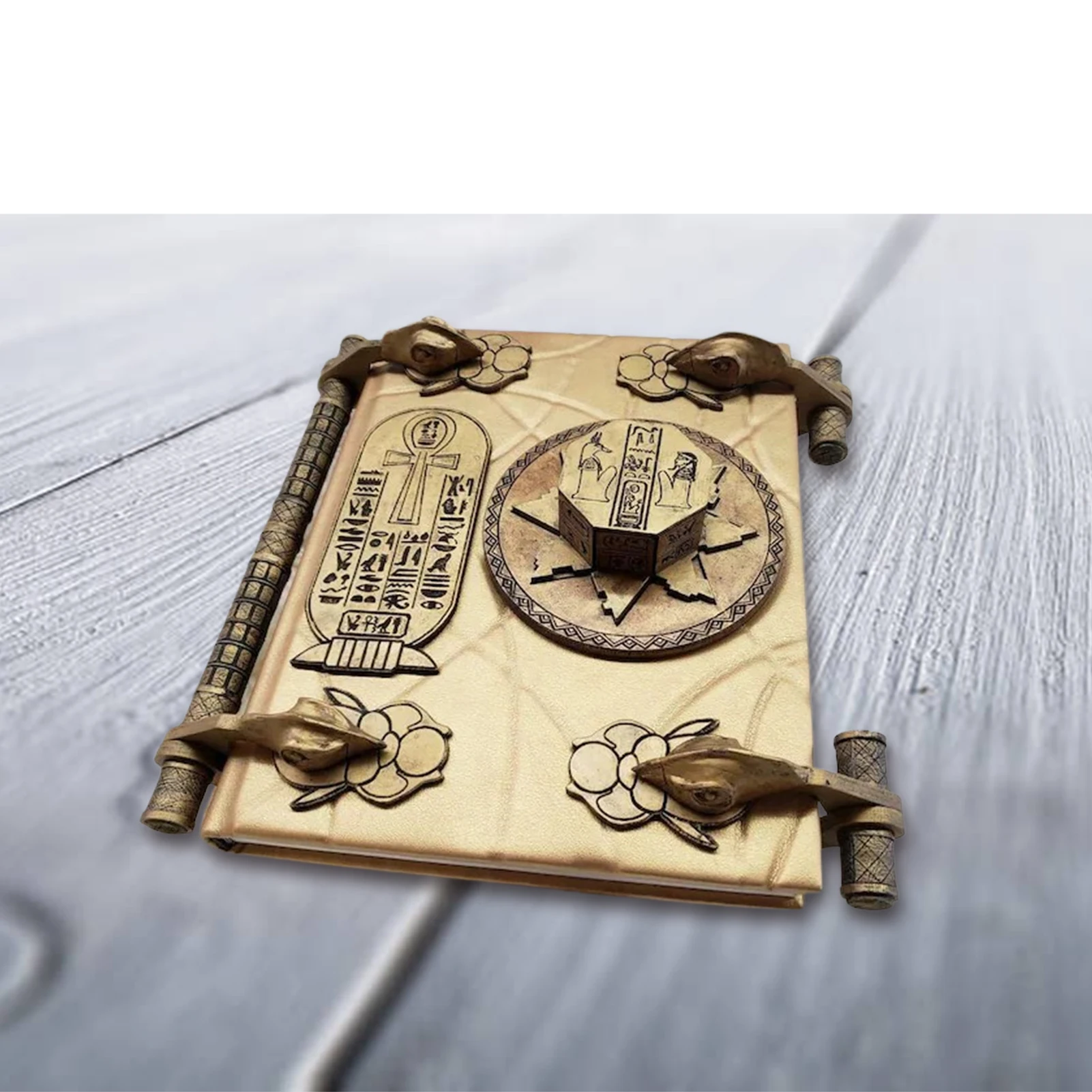 

Коробка для книг с художественными узорами из смолы, винтажная книжная коробка для книг Hamunaptra, коробка для хранения с орнаментом, Волшебная ...