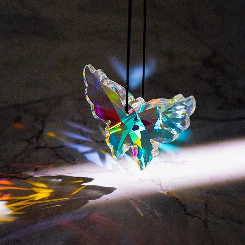 

Хрустальный ловец солнца бабочка 75 мм