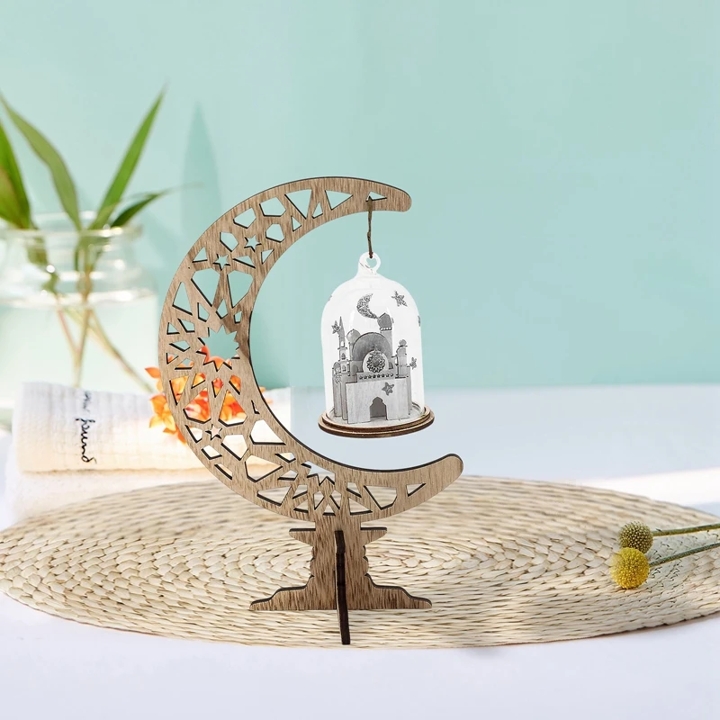Исламский домашний декор луна дневная лампа украшения для дома домашнее