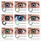 AMARA 2 шт., контактные линзы естественного цвета для глаз, цветные косметические контактные линзы для глаз