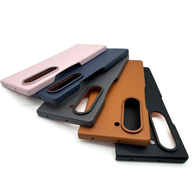 Кожаный чехол для Samsung Galaxy Z Fold 6 Kindsuit роскошный высококачественный из экокожи Fold6