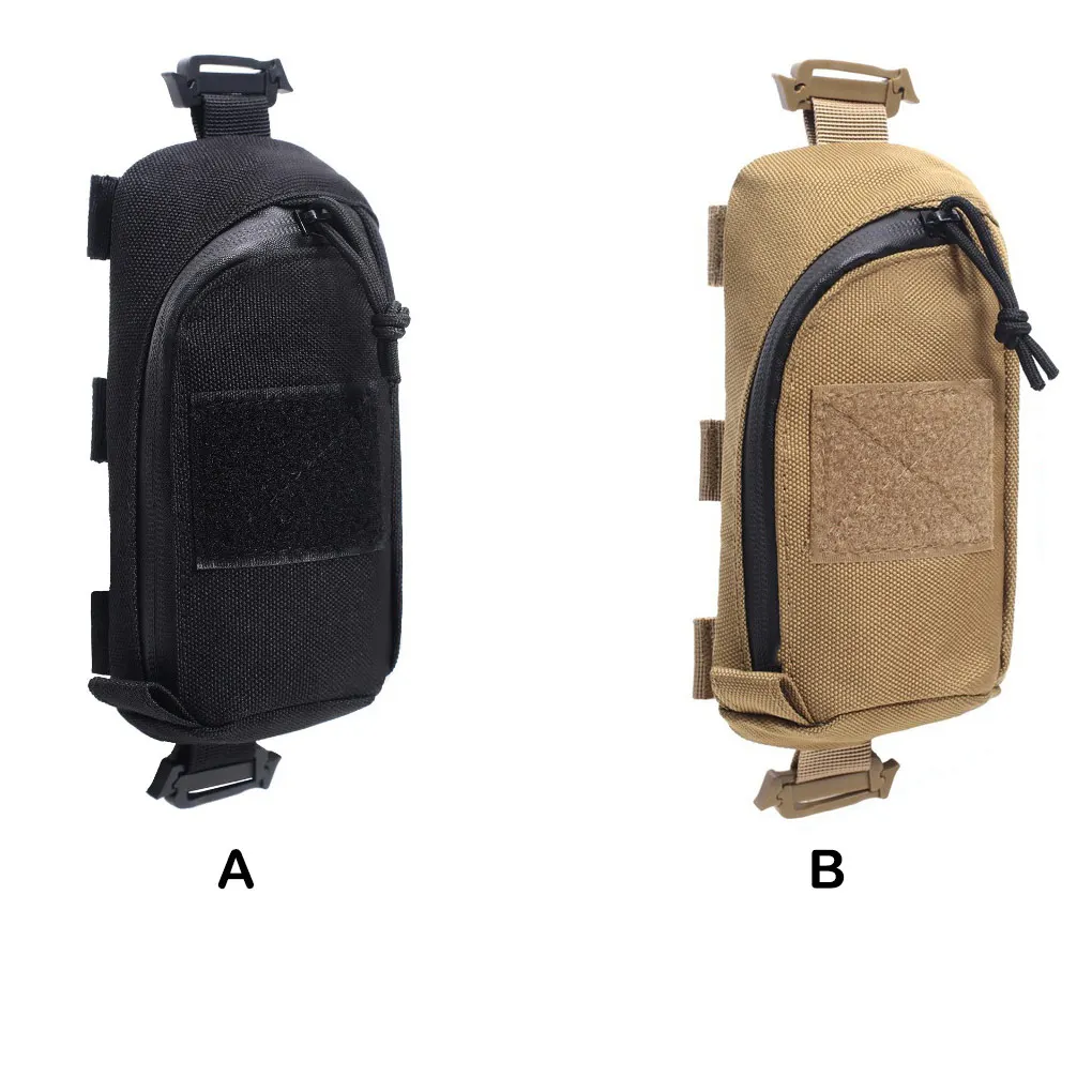 

Multipurpose Hunting Phone Pouch Wear-resistant Molle Accessories Shoulder Strap Pack Bags Tool Climbing Pocket Khaki