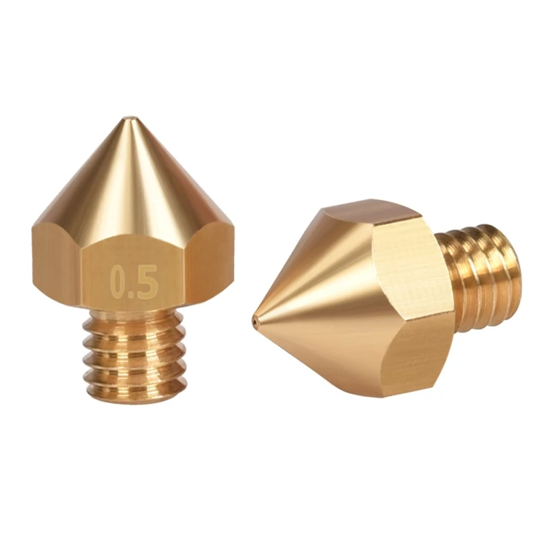 

1.75mm Brass Nozzles for B1 um2 3D Printer Durable Material Nozzles 1.75/0.4mm Nozzle Replacement DXAC