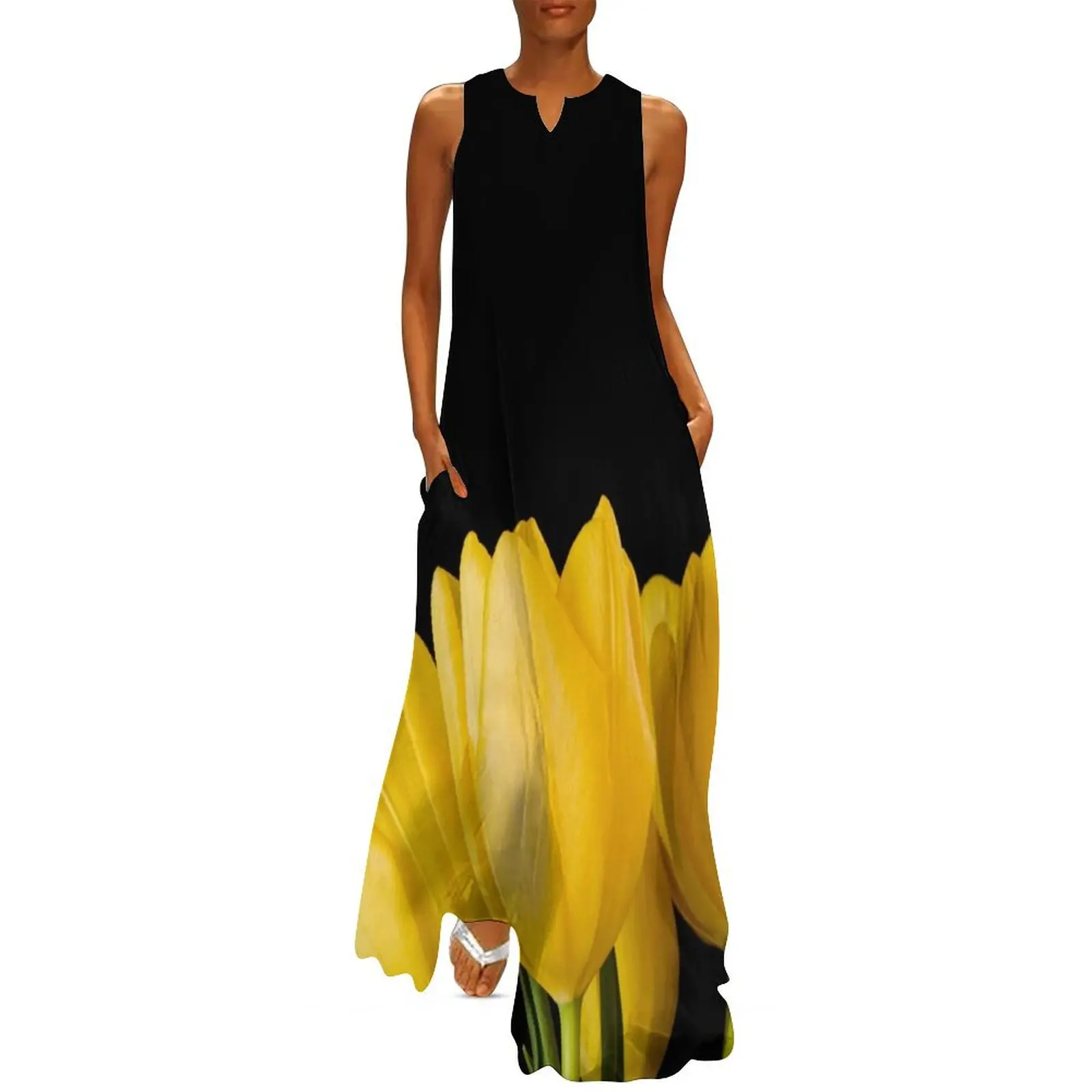 Женское платье из полиэстера