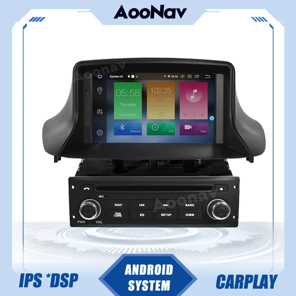 

Автомобильный стерео DVD-плеер A10 64 ГБ для Renault Megane 3 Fluence GPS-навигация стерео видео мультимедиа Carplay радио головное устройство