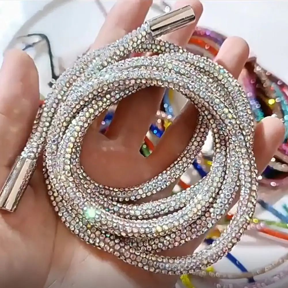 1 шт. 120 см роскошный строительный шнурок сделай сам Алмазная веревка яркая