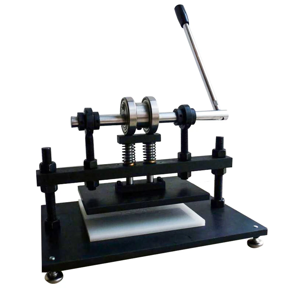

Leather indentation / cutting machine, manual die cutting machine, punching leather die cutting machine