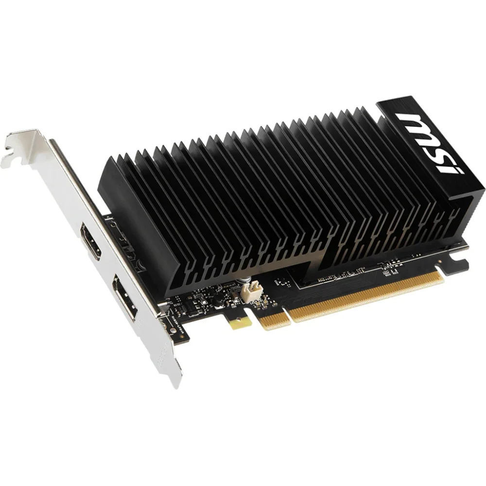Видеокарта MSI NVIDIA GeForce GT1030 2GHD4 LP OC 2 Гб DDR4 64 бит отдельный настольный компьютер