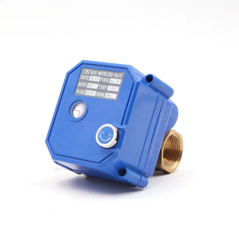 Brass Valve Electric actuator control ball valve with manual override function DN8 DN10 DN15 DN20 DN25 DN32
